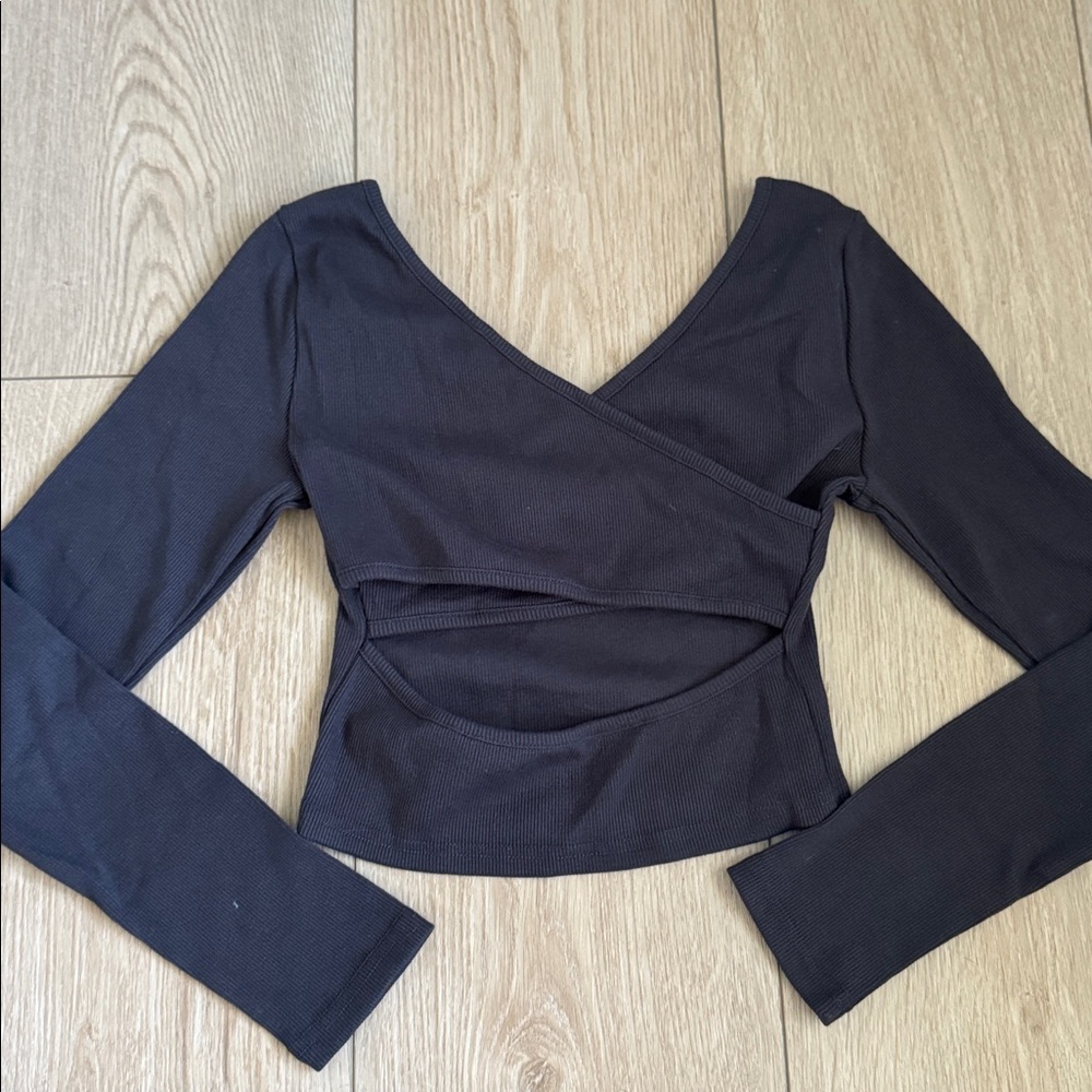 NWOT Roxy Ribbed Long Sleeve - Picture 3 of 5